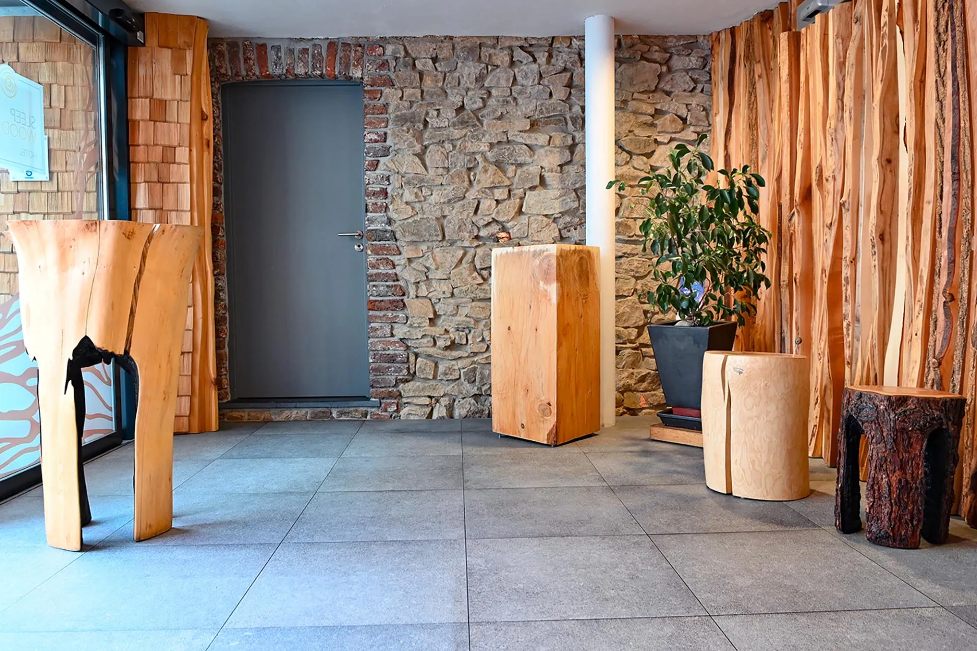 Hotel entrance and reception — Hotel Sleepwood, Eupen — High Fens